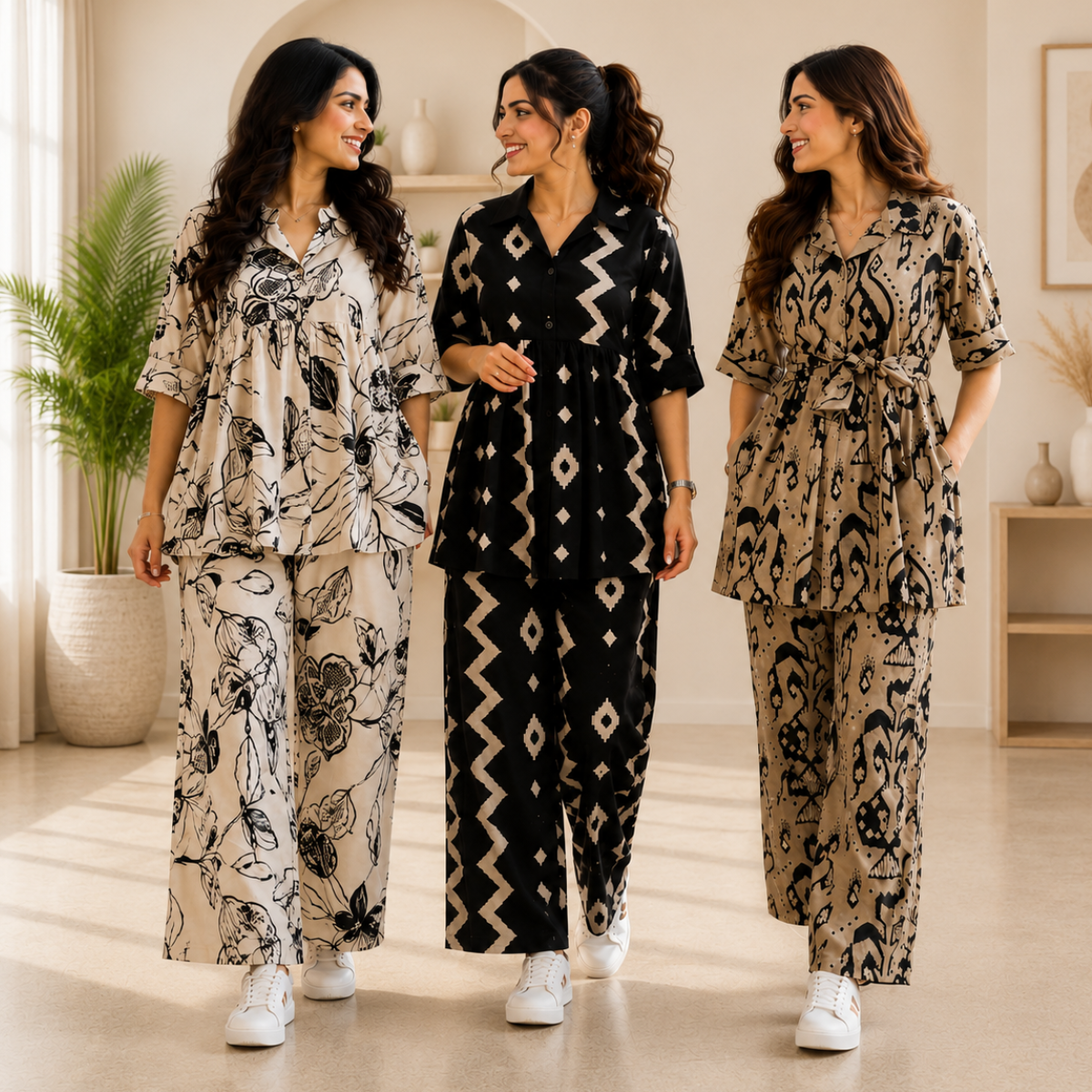 Women Airport Comfort Co-Ord Set ( S10 )