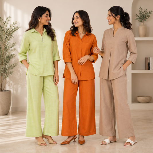 Printed Co-Ord | Casual Ethnic| Cotton Wear (C-10)