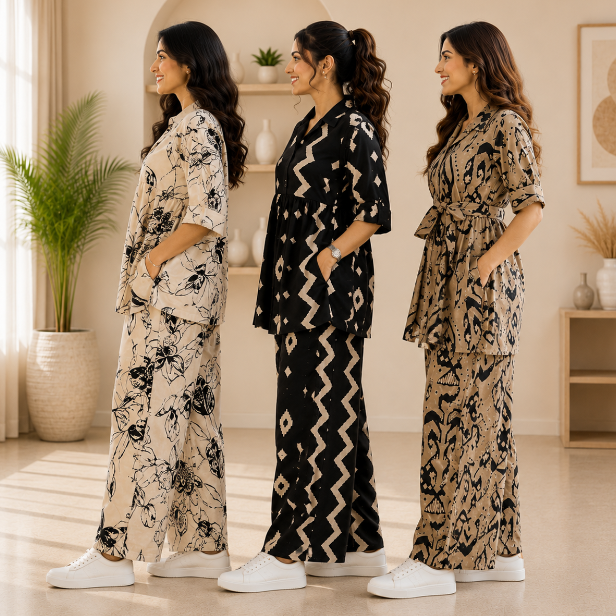Women Airport Comfort Co-Ord Set ( S10 )