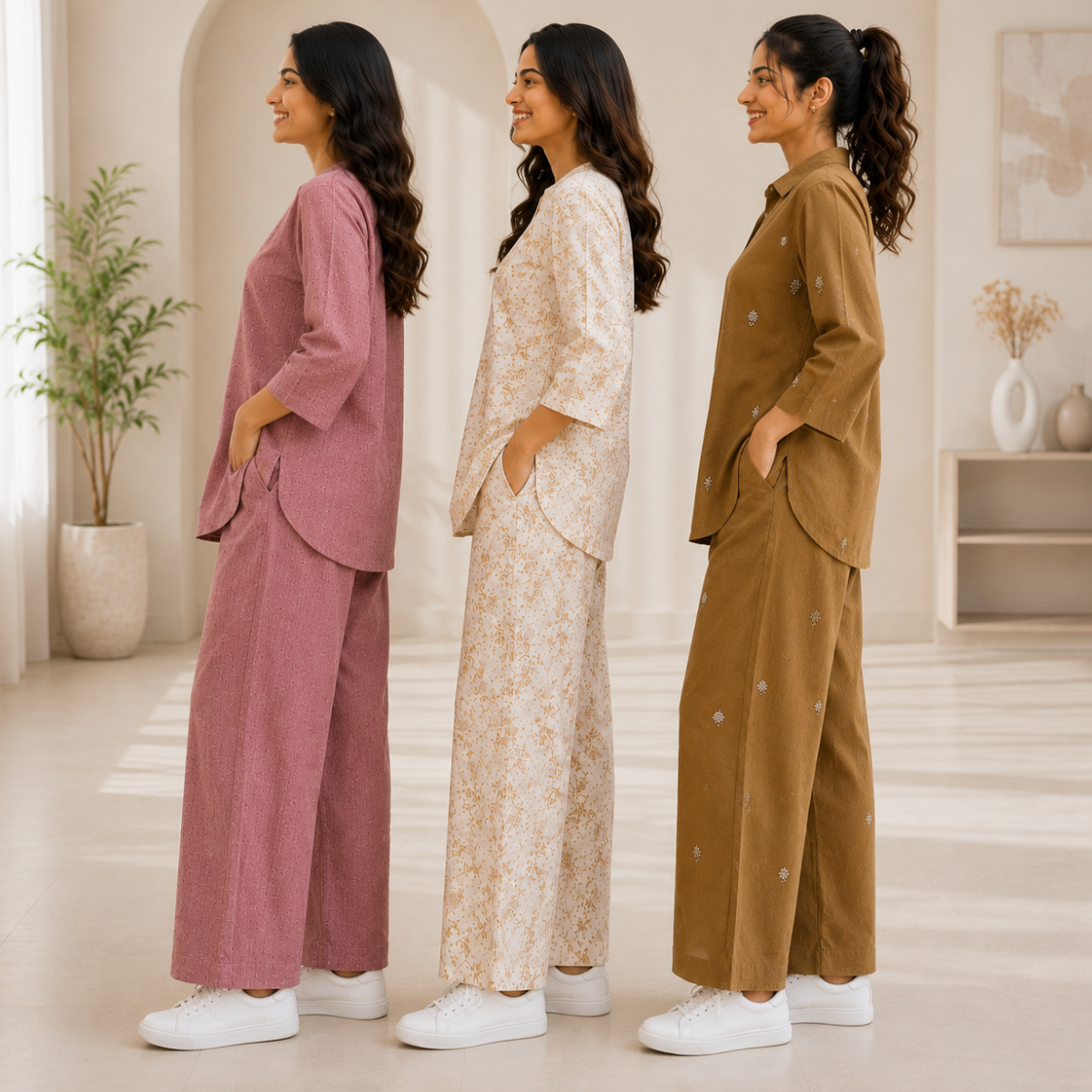 Women Airport Comfort Co-Ord Set ( S1 )