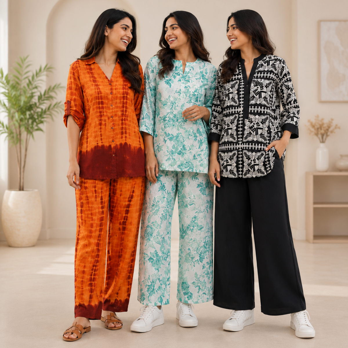Women Airport Comfort Co-Ord Set ( S2 )