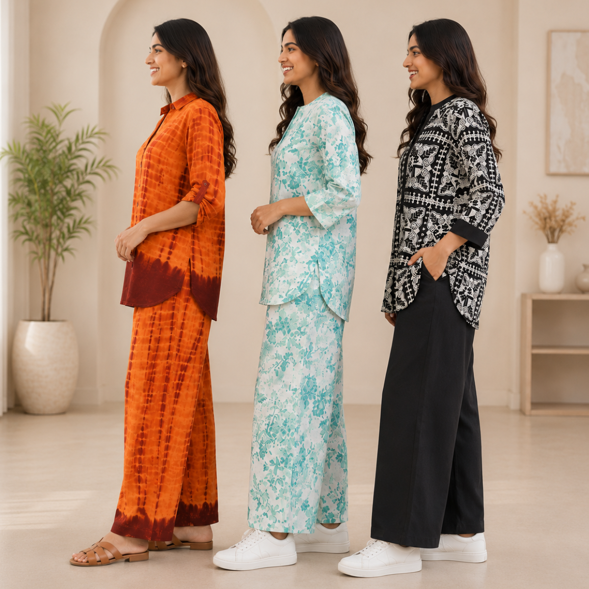 Women Airport Comfort Co-Ord Set ( S2 )