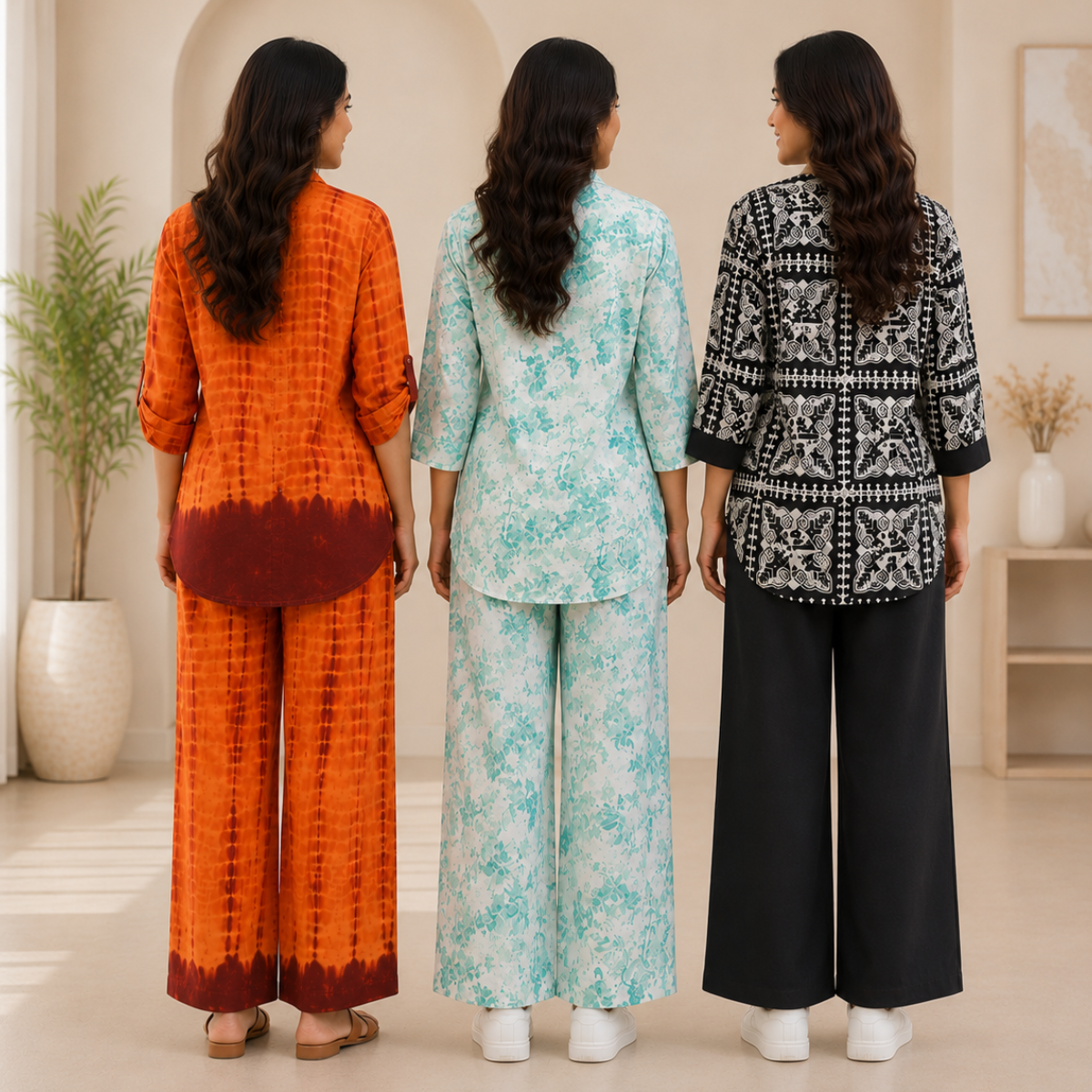 Women Airport Comfort Co-Ord Set ( S2 )
