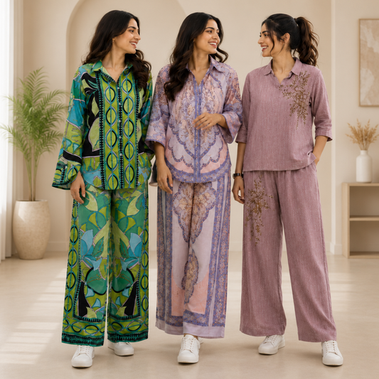 Women Airport Comfort Co-Ord Set ( S3 )