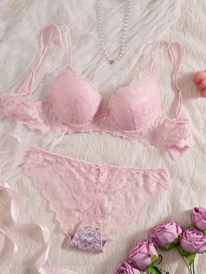Pack of 6 Women's Bra & Panty Set – Soft Comfortable Everyday Lingerie Combo