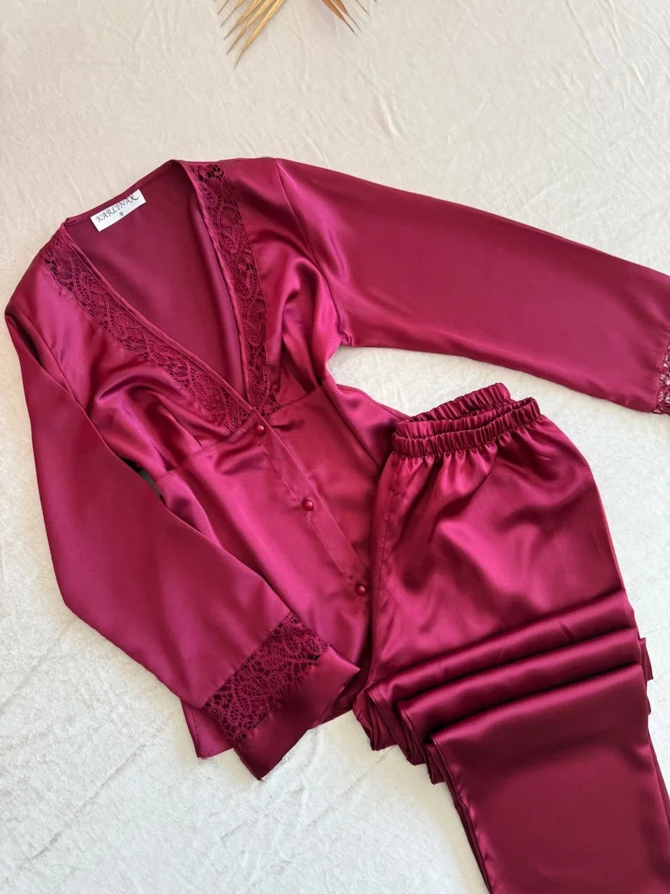 Luxe Satin Lace Nightwear Set for Women – Soft & Elegant Sleepwear