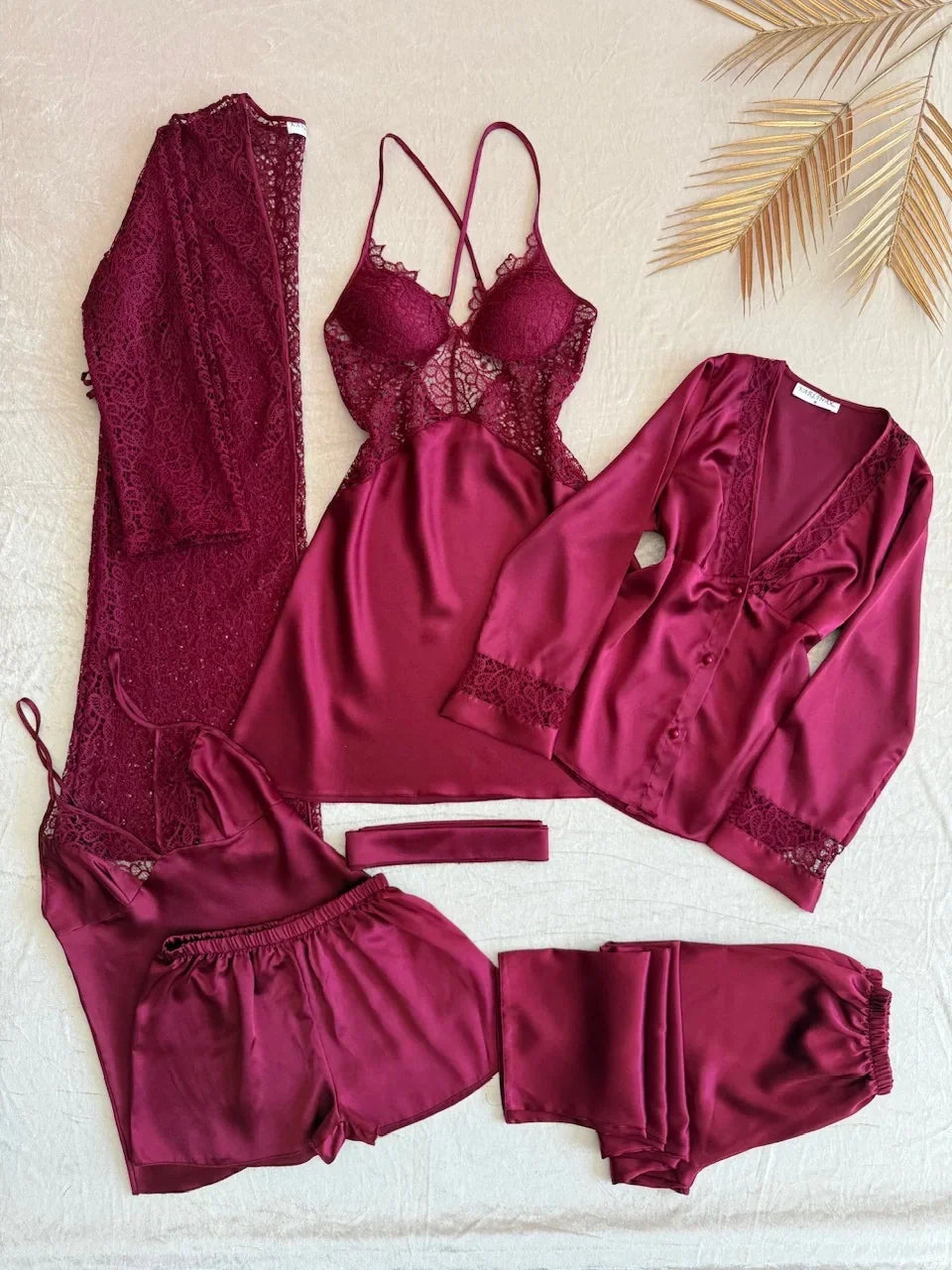 Luxe Satin Lace Nightwear Set for Women – Soft & Elegant Sleepwear