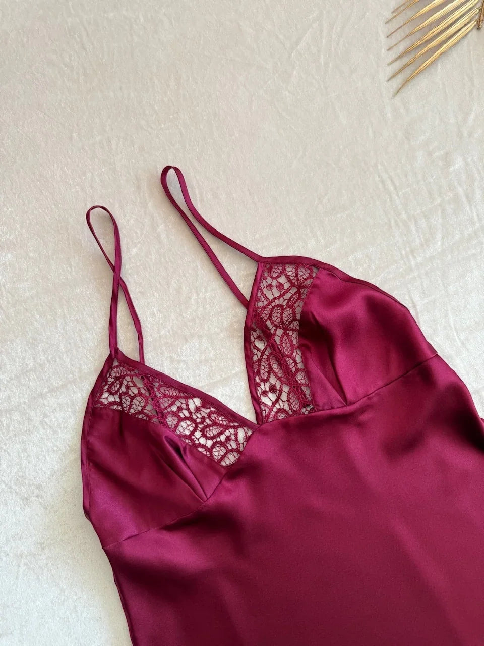 Luxe Satin Lace Nightwear Set for Women – Soft & Elegant Sleepwear